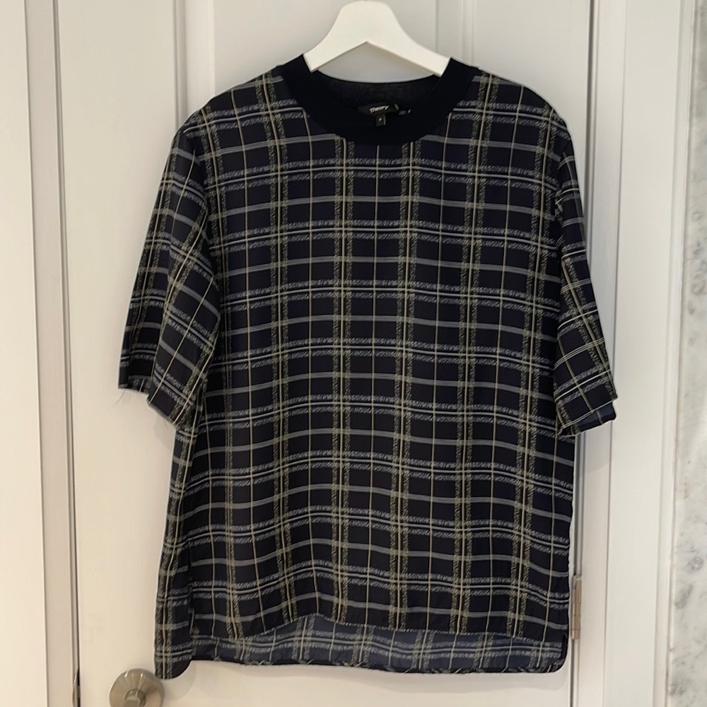 Theory navy shirt